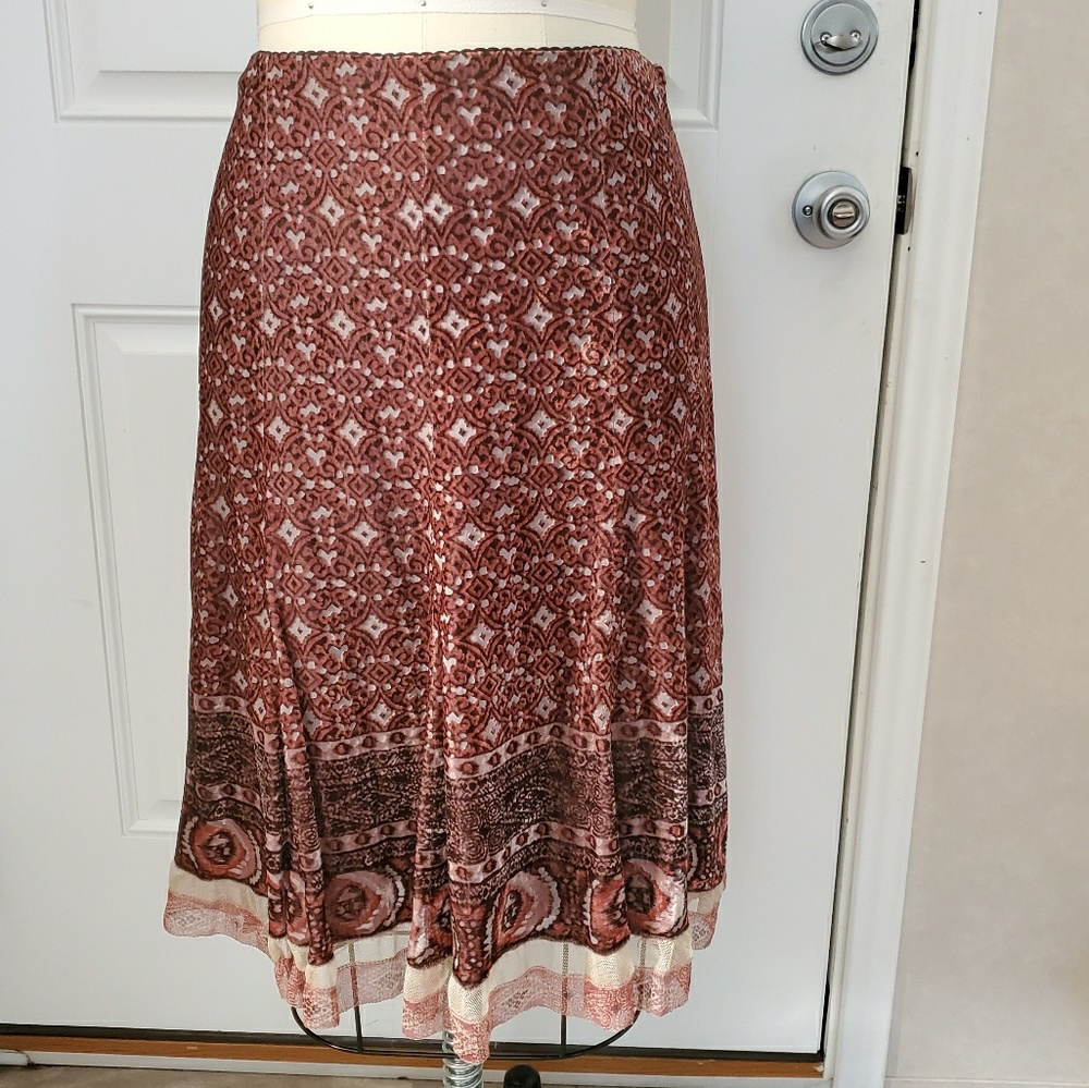 Elie Tahari Velvet Skirt